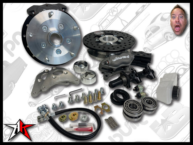 1949-1965 Classic VW Beetle Ghia Front Disc Brake Kit | 5x205mm Wide