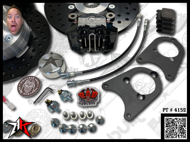 1966-1968 Classic VW Beetle Ghia Front Disc Brake Kit | 5 Lug