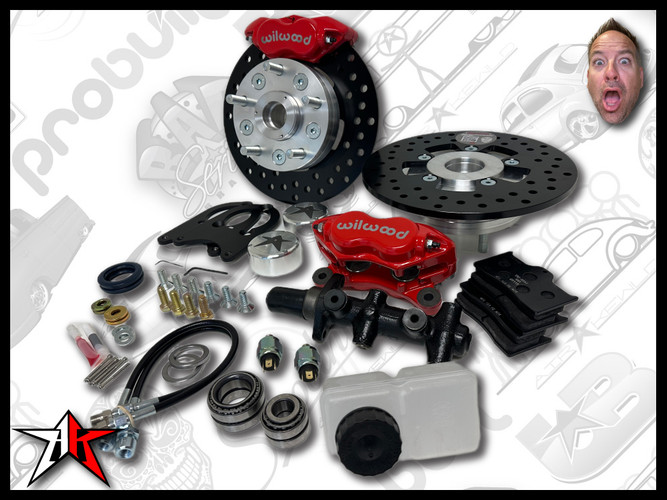 1966-1968 Classic VW Beetle Ghia Front Disc Brake Kit | 5 Lug