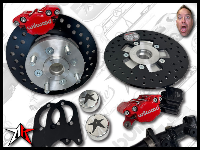 1966-1968 Classic VW Beetle Ghia Front Disc Brake Kit | 5 Lug