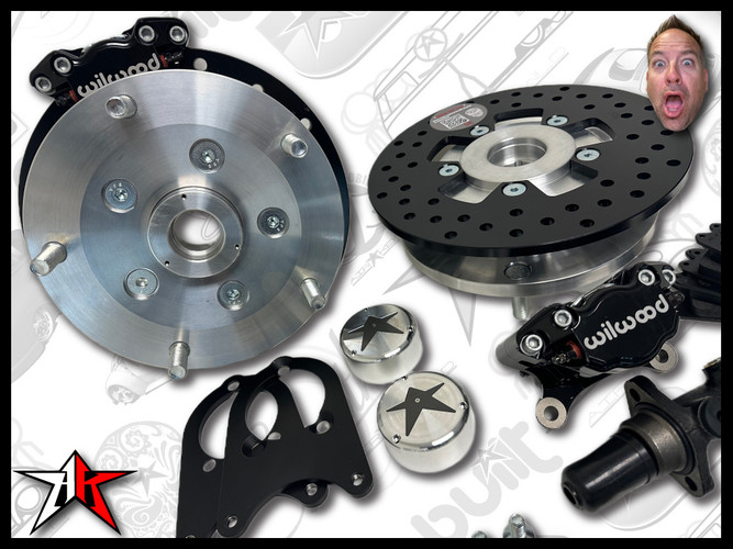 1966-1968 Classic VW Beetle Ghia Front Disc Brake Kit | 5x205mm Wide