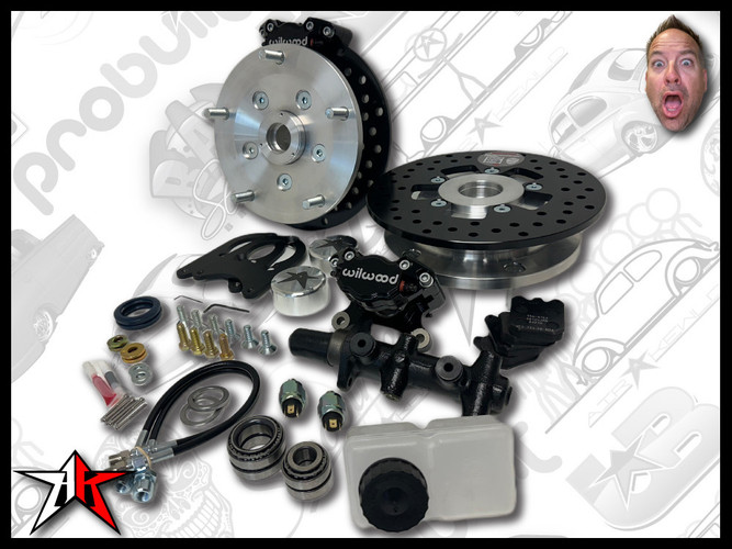1969-1977 Classic VW Beetle Ghia Thing Front Disc Brake Kit | 5x205mm Wide