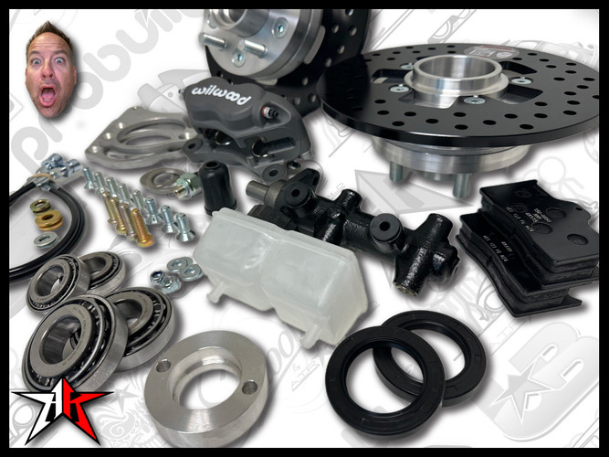 1955-1963 Classic VW Type 2 Split Bus Kombi Transporter Front Disc Brake Kit | 5 Lug