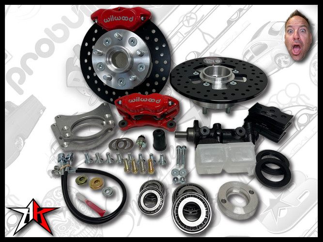 1955-1963 Classic VW Type 2 Split Bus Kombi Transporter Front Disc Brake Kit | 5 Lug