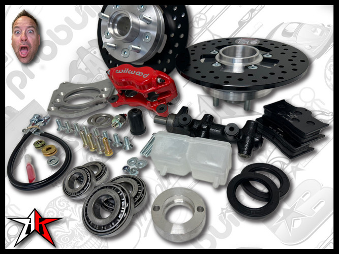 1955-1963 Classic VW Type 2 Split Bus Kombi Transporter Front Disc Brake Kit | 5 Lug