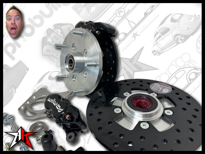 1955-1963 Classic VW Type 2 Split Bus Kombi Transporter Front Disc Brake Kit | 5x205mm Wide