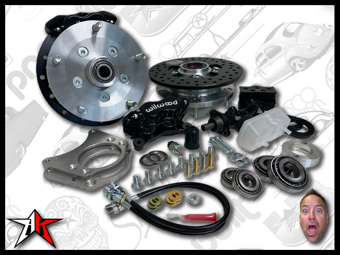 1955-1963 Classic VW Type 2 Split Bus Kombi Transporter Front Disc Brake Kit | 5x205mm Wide