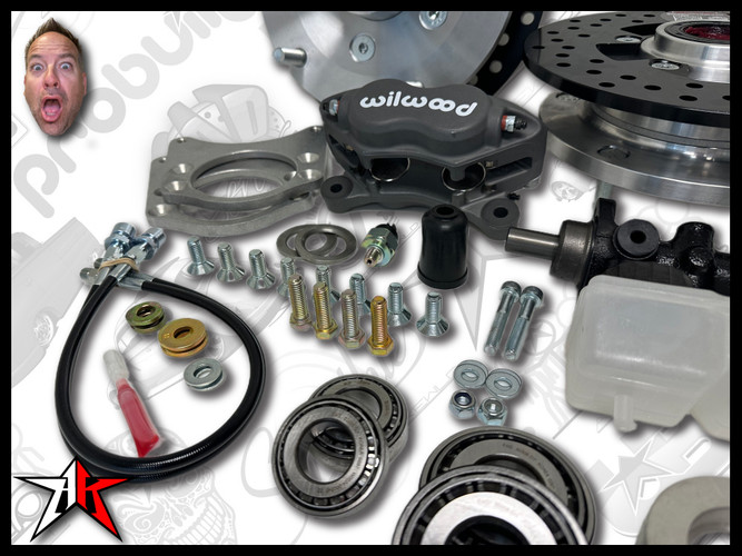 1955-1963 Classic VW Type 2 Split Bus Kombi Transporter Front Disc Brake Kit | 5x205mm Wide