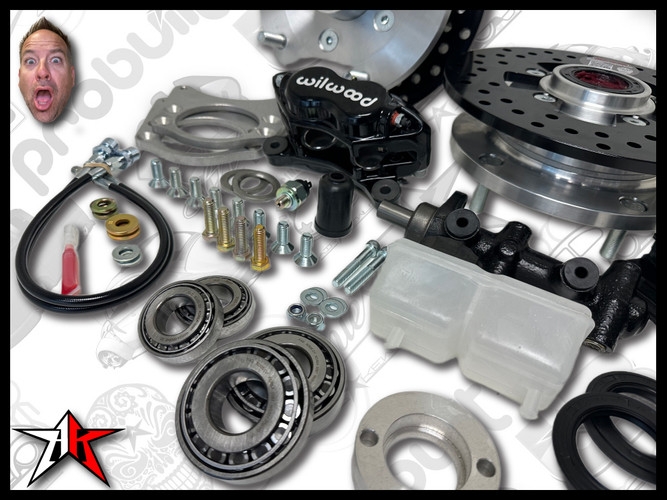 1955-1963 Classic VW Type 2 Split Bus Kombi Transporter Front Disc Brake Kit | 5x205mm Wide