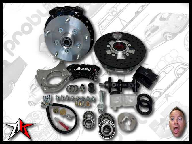 1955-1963 Classic VW Type 2 Split Bus Kombi Transporter Front Disc Brake Kit | 5x205mm Wide