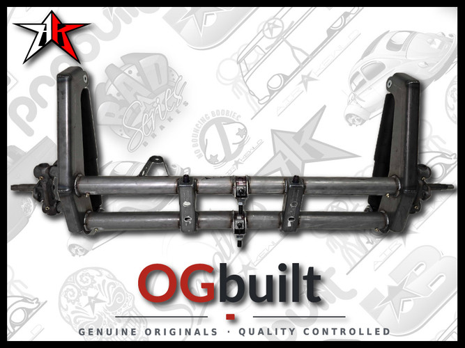 Complete OGbuilt Adjustable Front Axle Beam Assembly | 1949-1965 Classic VW Type 1 Beetle Ghia