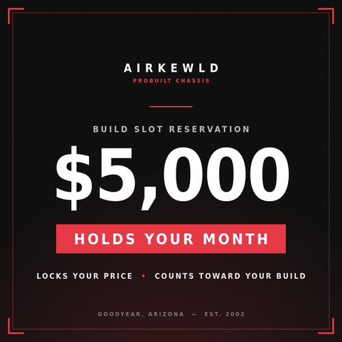 PRObuilt Chassis Build — Slot Reservation