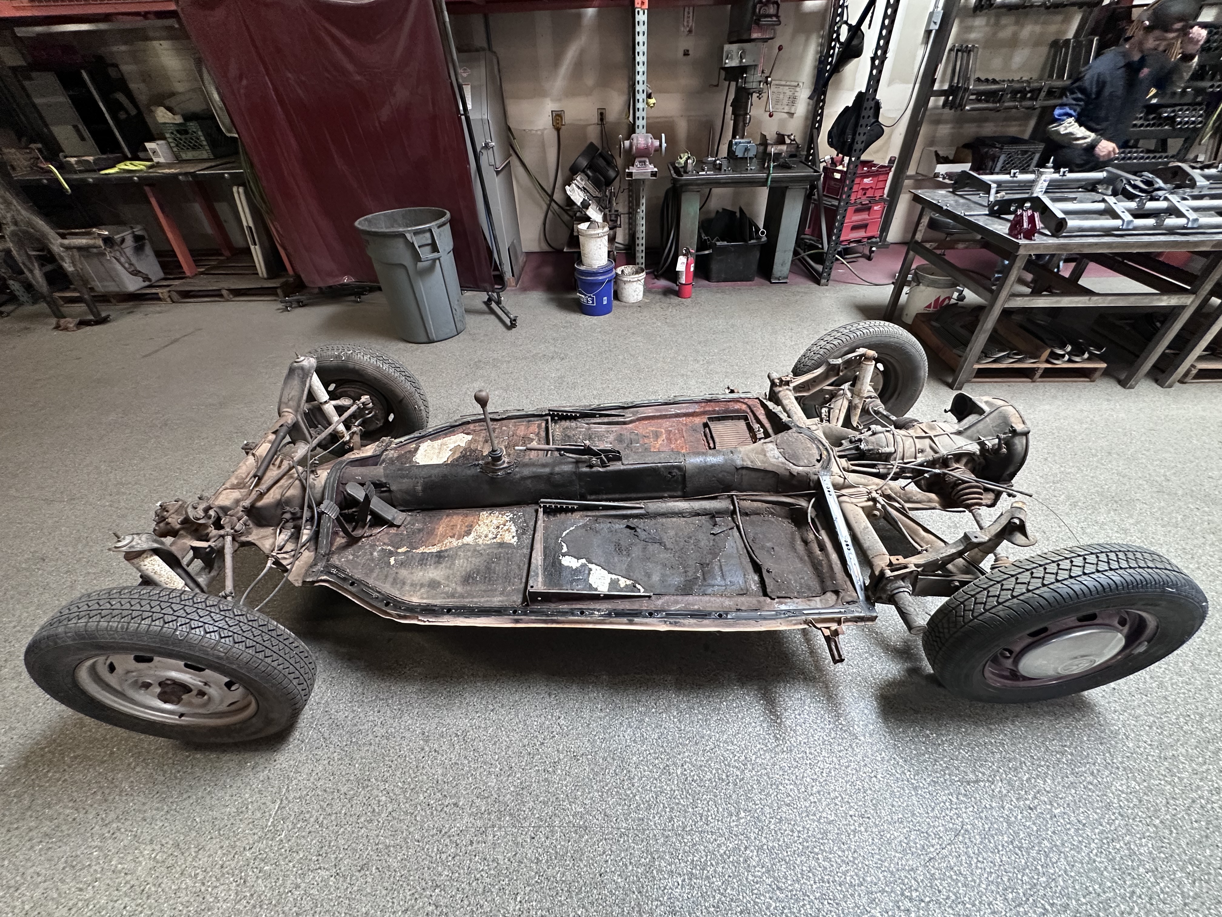 Chassis before restoration
