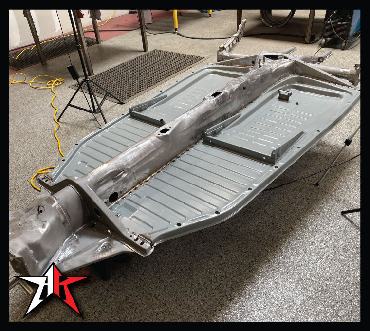 Chassis rebuild in progress