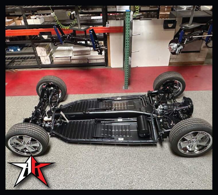 Completed rolling chassis