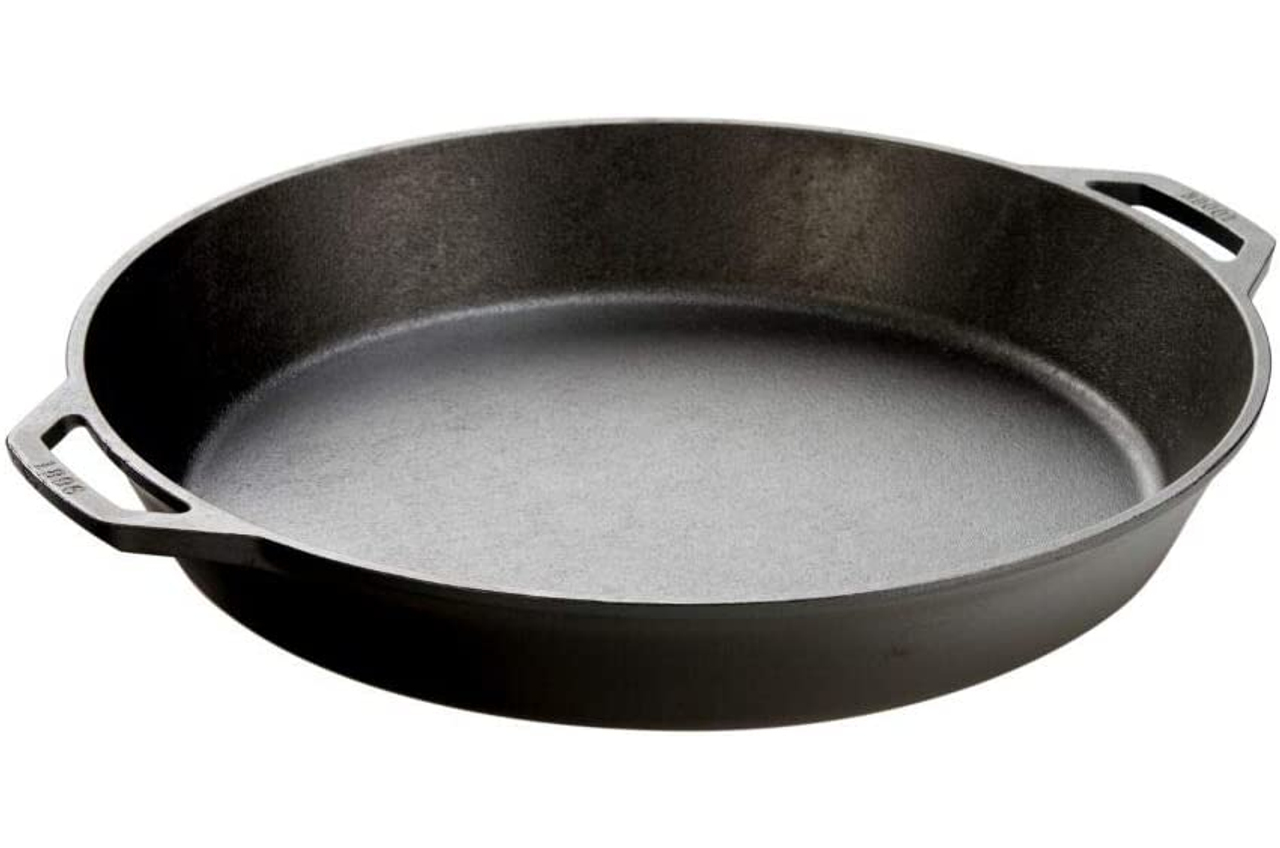 Lodge Cast Iron Pizza Pan, 15 inch & 10.5 Cast Iron Baking Pan