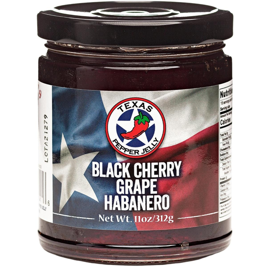 Texas Pepper Jelly - Black Cherry Grape Habanero Jelly