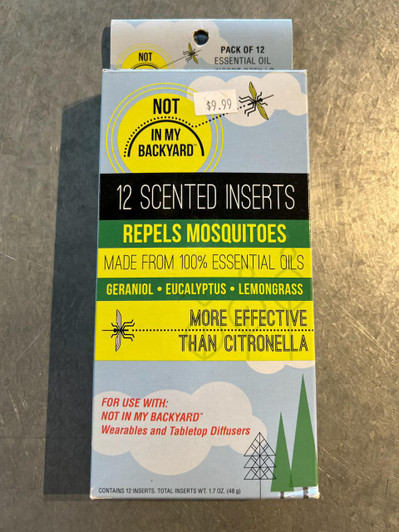 Not In My Backyard - 12 Scented Inserts