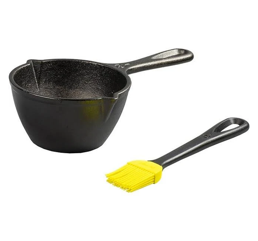 Outset Cast Iron Multi-Purpose Pot, Tortilla and Pancake Warmer