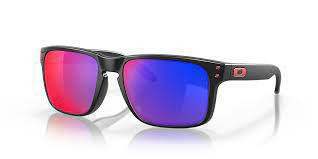Oakley - Holbrook Matte Black Frame Positive Red Iridium Lenses