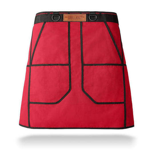 GrillKilt Apron Cayenne
