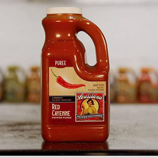 Louisiana Pepper Exchange - Cayenne Pepper Puree; 64oz