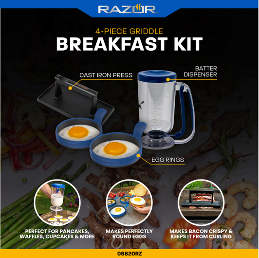 Razor® - 4pc Breakfast Kit