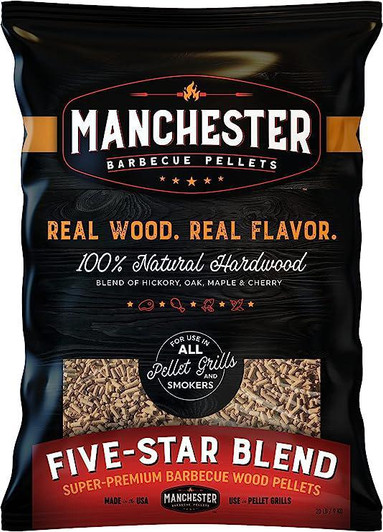 Manchester Barbecue Pellets - Five Star Blend