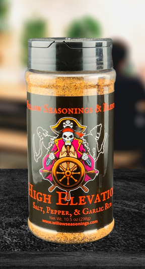 Willow Seasonings & Blends - High Elevation SPG Dry Rub, 12 OZ
