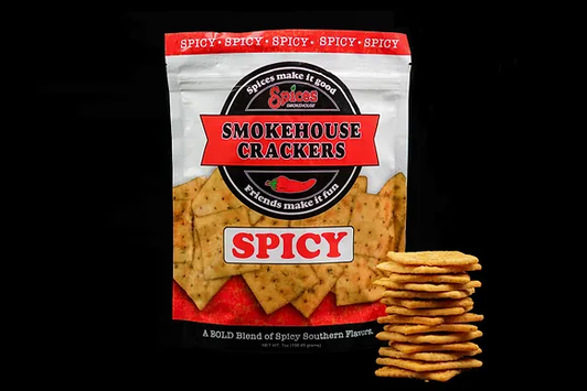 Spices Smokehouse Crackers Spicy 3.5oz