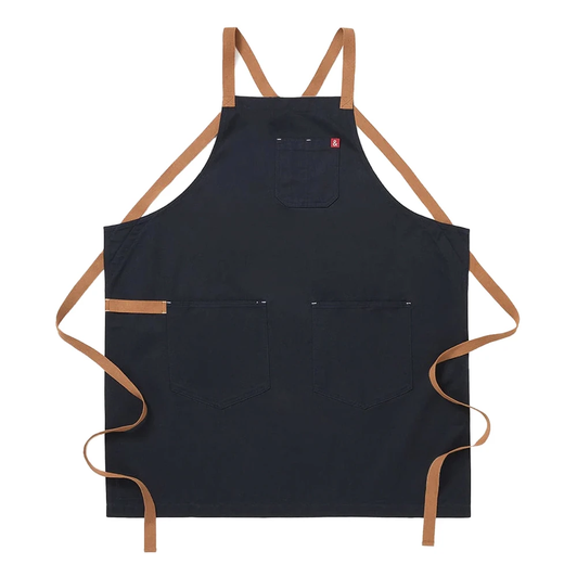 Hedley & Bennett - Crossback Apron | Midnight Blue