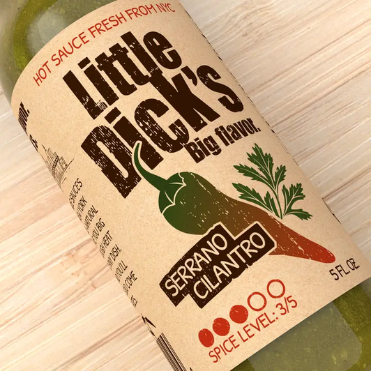 Little Dick's - Serrano Cilantro Hot Sauce