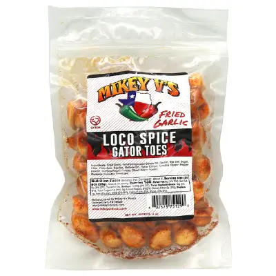 Gator Toes (Deep Fried Garlic) - Loco Spice