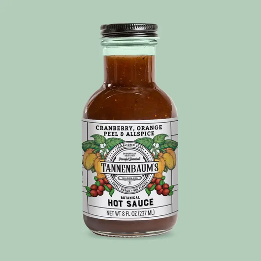 Tannenbaum Foods |Cranberry, Orange Peel and Allspice Botanical Hot Sauce