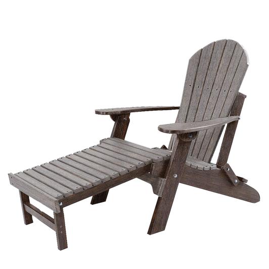 Kanyon - Folding Adirondack Chair With Pull Out Ottoman- K111