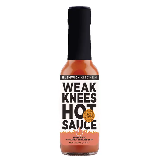 Bushwick Kitchen | Weak Knees Habanero + Smokey Strawberry Hot Sauce