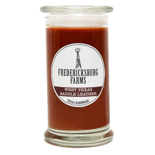Fredericksburg Farms | West Texas Saddle Leather Candle (16 oz.)