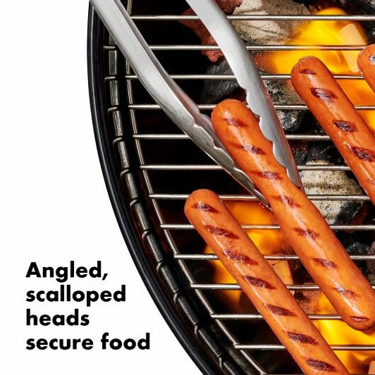 OXO | Grilling Tongs with Built-In Bottle Opener