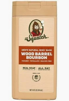 Dr. Squatch -  Body Wash Wood Barrel Bourbon 14oz