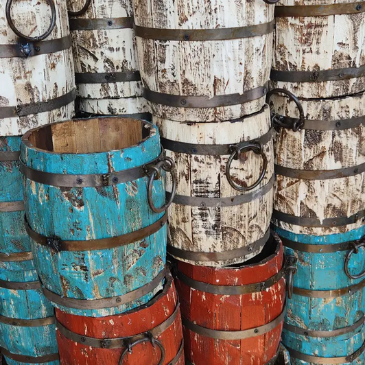 Luises Perez Imports LLC - Rustic Barrel Small