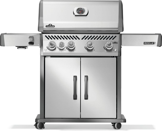 Napoleon - Stainless Steel Rogue PRO 525 SIB with Infrared Side Burner Gas Grill