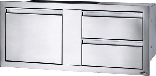 Napoleon - 42 x 16 inch Single Door & Double Drawer Combo