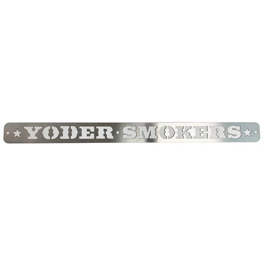 Yoder Smokers Stainless Steel Counterweight Sign, YS640