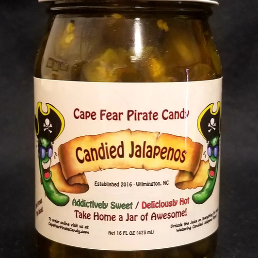 Cape Fear Pirate Candy | Candied Jalapenos