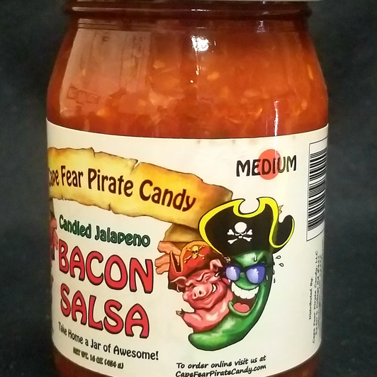 Cape Fear Pirate Candy | Candied Jalapeno Bacon Salsa