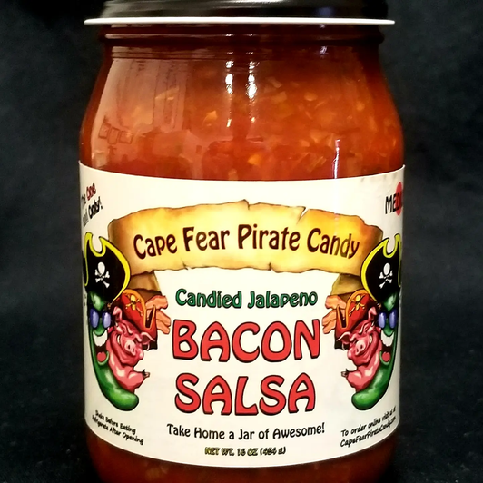 Cape Fear Pirate Candy | Candied Jalapeno Bacon Salsa