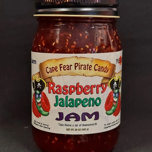 Cape Fear Pirate Candy | Raspberry Jalapeno Jam