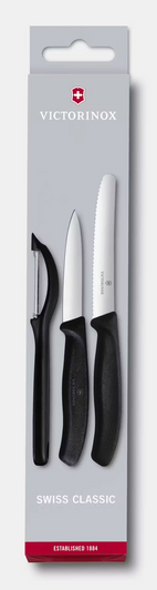 Victorinox | Swiss Classic Paring Knife Set with Peeler, 3 Pieces