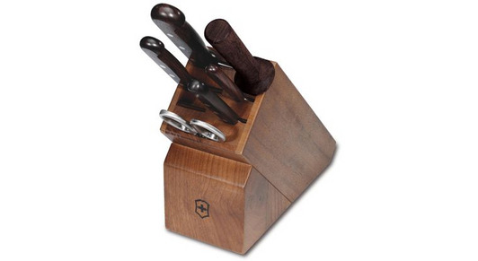 Victorinox | Wooden 7 Piece Block Set, Maple Wood Handle