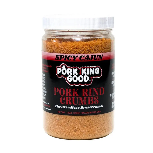 Pork King Good | Cajun Style Pork Rinds Crumbs 12oz Jar